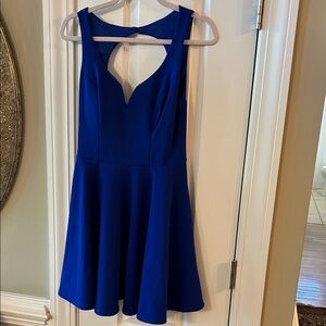 B Darlin Royal Blue Mini Dress